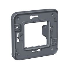 Cadre adaptateur gris pour installation en encastré des mécanismes composables OXXO - étanche IP55 - Eur'Ohm
