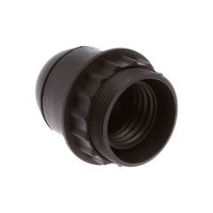 Douille E 27 double bague noire - Eur'Ohm