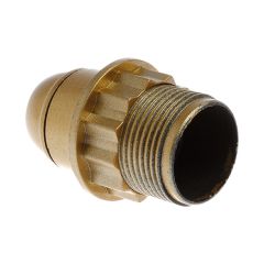 Douille E14 double bague or - Eur'Ohm