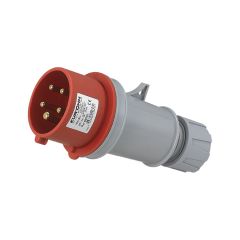 Fiche industrielle mobile droite IP44 - 3P+N+T - 16A - 400V AC - Eur'Ohm