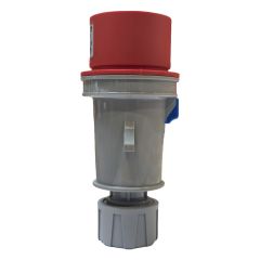 Fiche industrielle mobile droite IP44 - 3P+N+T - 16A - 400V AC - Eur'Ohm