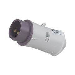 Fiche industrielle mobile droite IP44 - 2P - 16A - 24V AC - Eur'Ohm