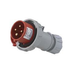 Fiche industrielle mobile droite IP67 - 3P+N+T - 16A - 400V AC - Eur'Ohm