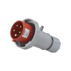 Fiche industrielle mobile droite IP67 - 3P+N+T - 32A - 400V AC - Eur'Ohm