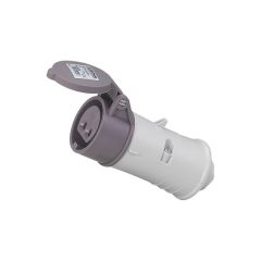 Prise industrielle mobile droite IP44 - 2P - 16A - 24V AC - Eur'Ohm