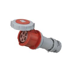 Prise industrielle mobile droite IP67 - 3P+N+T - 63A - 400V AC - Eur'Ohm