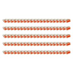 Boîte de 100 connexion rapide 3 entrées - orange - Eur'Ohm