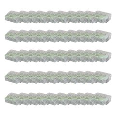 Boîte de 50 bornes à levier 3P pour fils de section 0,35 - 2,5 mm² - Eur'Ohm