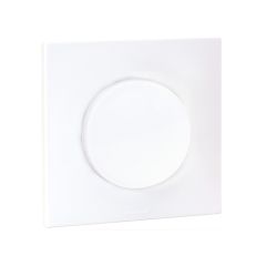 Bouton poussoir complet avec griffes et plaque - SQUARE EASY blanc - Eur'Ohm