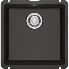 Évier de cuisine Kubus Fraceram KXK 110-41 anthracite mat - 445 x 454 mm - sous-meuble 50 cm - vidage manuel - Franke