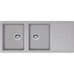 Évier Opale 621 Tectonite - platinum - 970 x 500 x 190 mm - sous-meuble 80 cm - vidage manuel - Franke