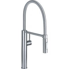 Mitigeur PESCARA XL semi pro tout inox douchette double jet - inox - Franke