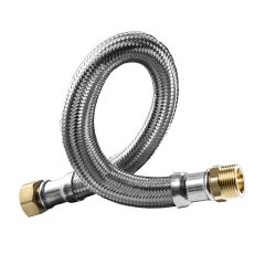 Flexible sanitaire/Chauffage Inox Øintér.19mm - Femelle/Mâle 3/4" - 300mm - EXTRA TWIST