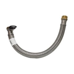 Flexible chauffage Inox Øintér.32,5mm - Mâle/Femelle 1"1/4 - 700mm - EXTRA TWIST