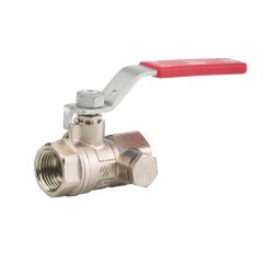 Vanne à sphère PN30 SENA ACS 2" (50/60) Femelle Femelle A PURGE - Poignée plate rouge - Arco