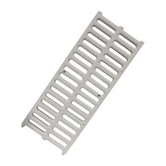 Grille légère 23,00 KN - PVC anti-choc - gris - 200 x 500 mm - First Plast