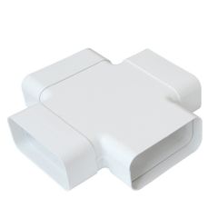 Croix pour tube Ventilation rectangulaire 150 x 70 mm Blanc - First Plast