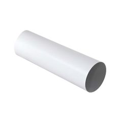 Tube Ventilation PVC Blanc Rond Ø125 - Barre de 1m - First Plast