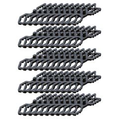50 espaceurs réhausseur lame FTA-V 7 mm, solution universelle pour la fixation visible - Fischer