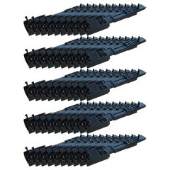 50 fixations invisible bois FTA-IPW 120-150 mm, pour fixation de lames avec et sans rainure, avec vis inox FTA-IPW