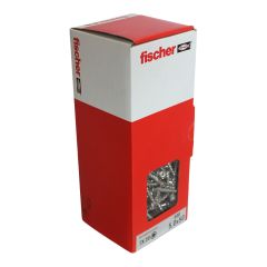 500 vis inox A2 TX Ø5 x 50 mm pour terrasse en bois filetage partiel - Fischer