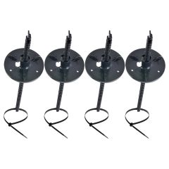 4 Suspentes de canalisation pour tube PVC Ø100mm à Ø125mm - Nicoll 