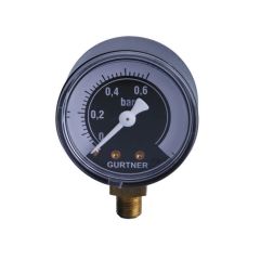 Manomètre de 0-600 mbar pour détendeur 4kg/h - Gurtner