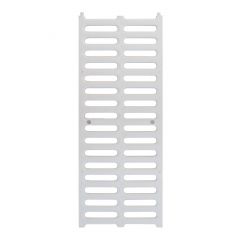 Grille renforcée 77,00 KN - PVC anti-choc - gris - 200 x 500 mm - First Plast
