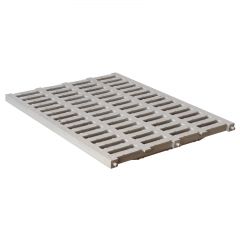 Grille légère 9,00KN - PVC anti-choc - Sable - 400x500mm - First Plast