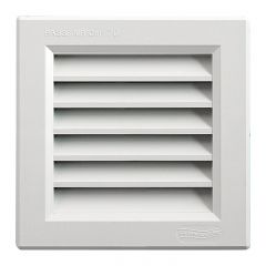 Grille ventilation PVC traditionnelle à encastrer 140 x 140 mm avec moustiquaire - First Plast