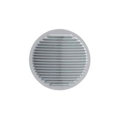 Grille ventilation ronde à clipser Alu-Zinc Ø150 - Avec moustiquaire