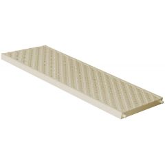Grille piéton - piscine PVC anti-choc - sable - 200 x 500 mm - First Plast