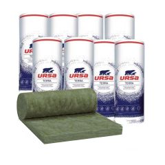 8 rouleaux laine de verre URSA Hometec 32 TERRA nu - Ep. 160mm - 25,92m² - R 5