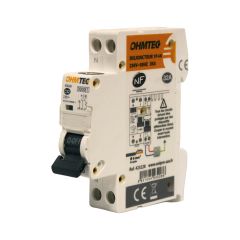 Disjoncteur à vis NF -  1P+N 32A 3kA Courbe C - OHMTEC - IICSEN