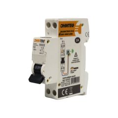 Disjoncteur à vis NF -  1P+N 2A 4.5kA/6kA Courbe C - OHMTEC - IICSEN