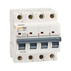 Disjoncteur tétrapolaire à vis NF - 3P+N 20A 4.5kA Courbe C - OHMTEC - IICSEN