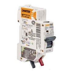 Disjoncteur automatique NF - 1P+N 2A 4,5kA Courbe C - OHMTEC - IICSEN
