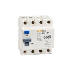 Interrupteur différentiel NF - 3P+N 6kA 63A type A - OHMTEC - IICSEN