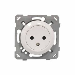 Prise 2P+T 16A Affleurante blanc EPURE NF - Ohmtec - IICSEN