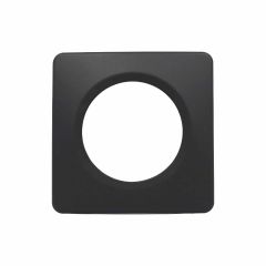 Plaque 1 poste anthracite EPURE - Ohmtec - IICSEN