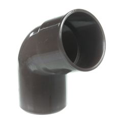 Coude PVC 67°30 MF pour tube de descente Ø50 - marron - First Plast