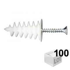 100 chevilles ISORAM avec 100 vis agglo 4,5x35 - Ram
