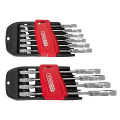 Jeu de 10 clés mixtes à cliquet à tête inclinable à verrouillage GEARplus KS Tools 503.4850