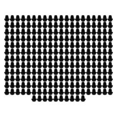 Support de rail réglable 15/32mm SIXBOX lot de 250 pièces