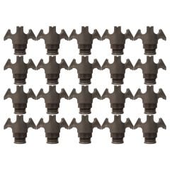 20 supports rail Placo Sixbox OBR F60 15/32 - Profondeur 32 à 49 mm - Sixbox