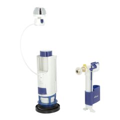 Ensemble Mécanisme de chasse 3V102 à câble double débit + Flotteur 1700