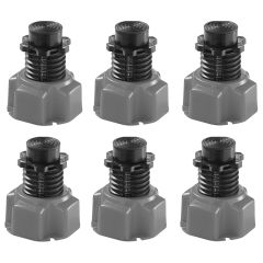 Lot de 6 pieds Niv'eau réglable pour receveur de douche - Wirquin