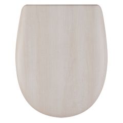 Abattant WC Ariane Mat Sun Wood - Descente manuelle - Déclipsable - Olfa