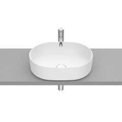 Vasque à poser en fineceramic "Inspira" Round - 500x370x140mm - Blanc mat