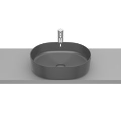 Vasque à poser en fineceramic "Inspira" Round - 500x370x140mm - Onyx